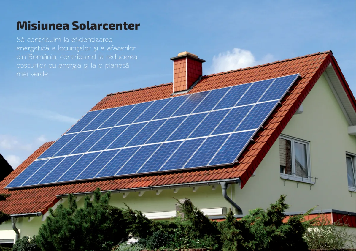 Instalație fotovoltaică rezidențială